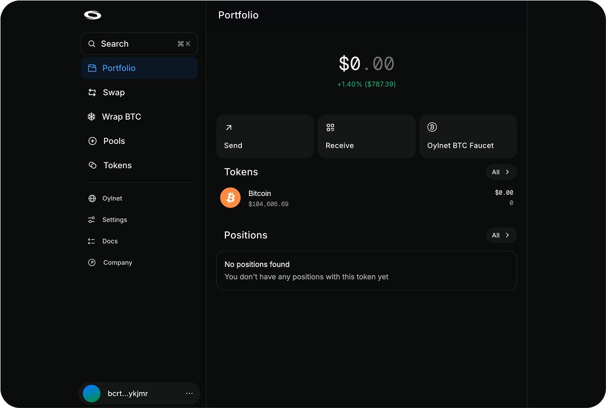 Empty Portfolio State